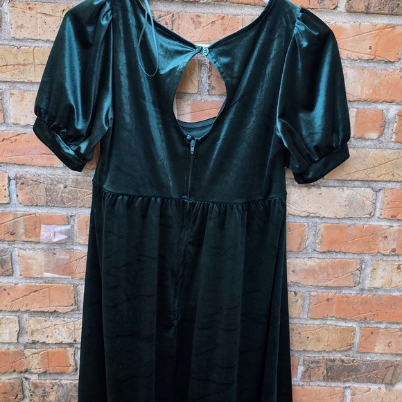 Francesca's Collections HUNTER GREEN Mini Dress - Picture 4 of 8